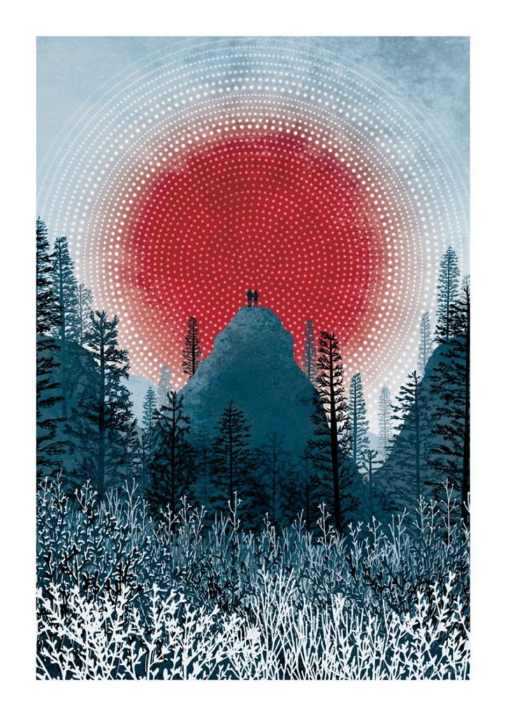 Zenith Illustrated Art Print