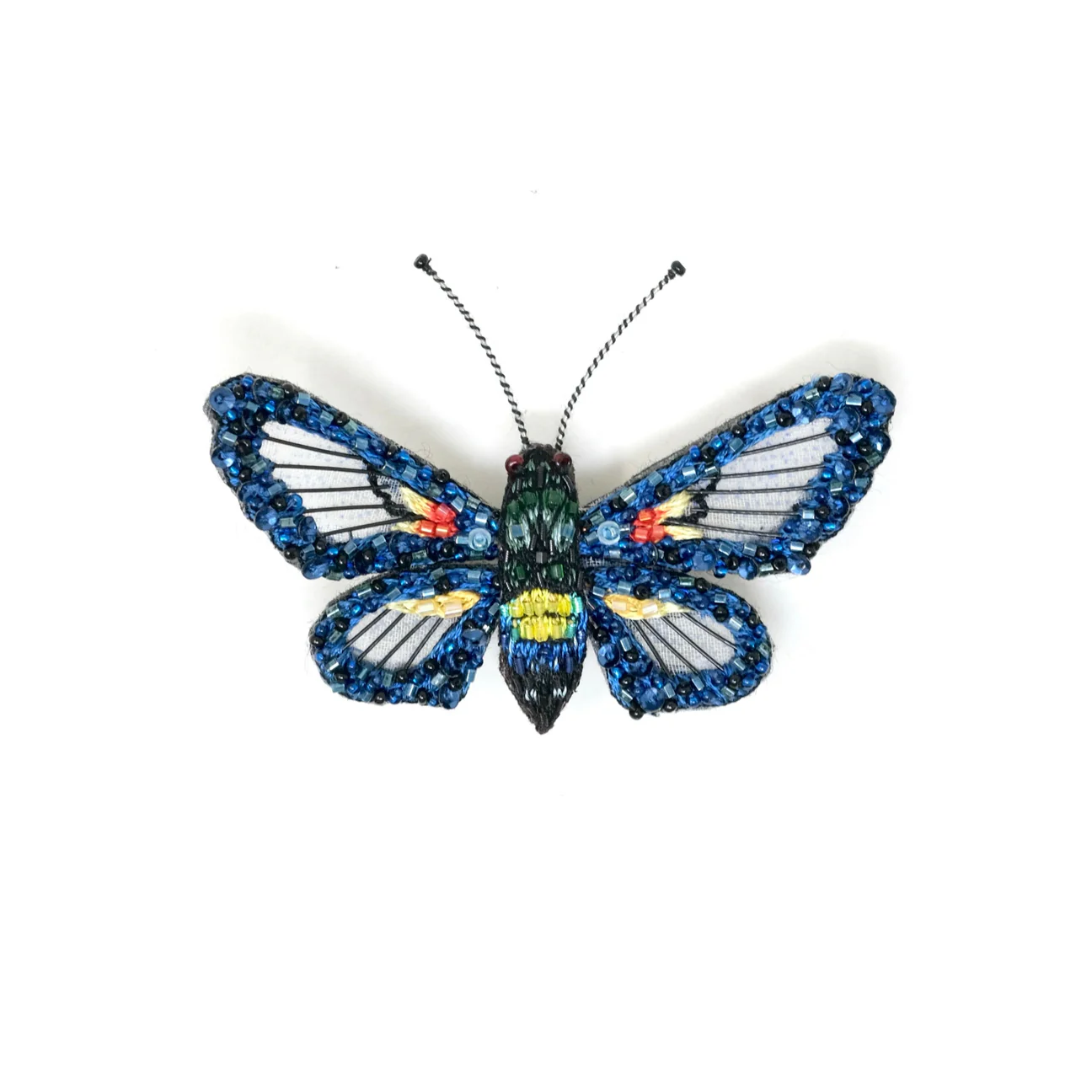 Cocytia Clearwing Brooch Pin