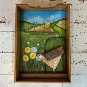 Thrush with Dandelions