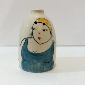 Swimmer Bud Vase, teal