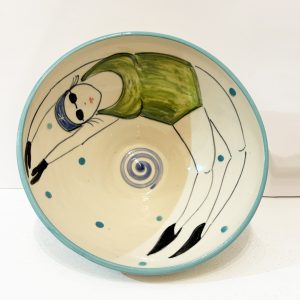Swimmer Cereal Bowl, green