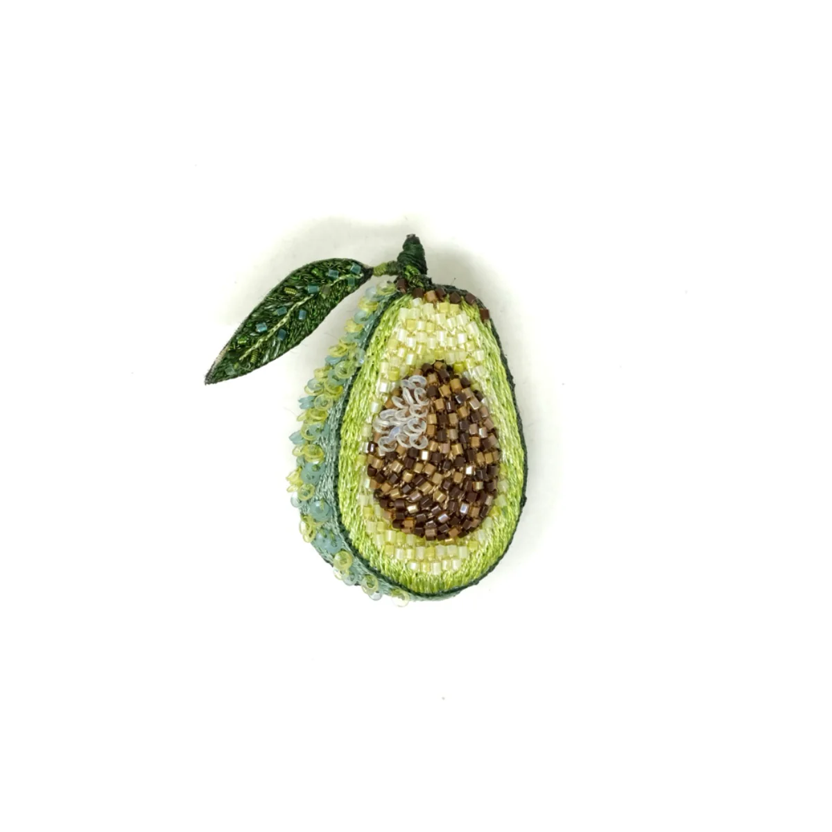 Gwen Avocado Brooch