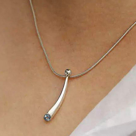 Small Curved Wiggly Pendant - Image 2