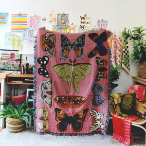 Moth Still Life Tapestry / Blanket