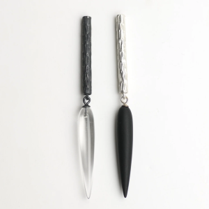 Asymmetric Flux Spike Earrings