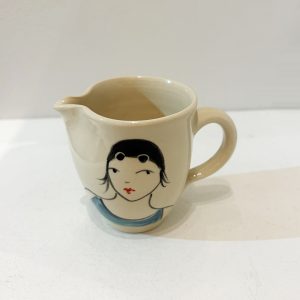 Swimmer small jug, Turquoise costume