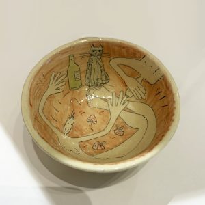 Miniture Strawberry Pickers Bowl