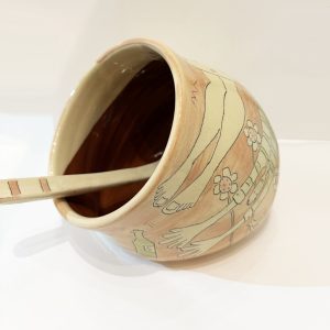 Summers day Pink Salt Pig