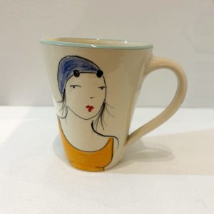 Large Swimmer Mug, blue hat