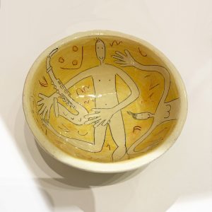 Miniture Saxophone Man Bowl