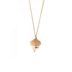 Acorn necklace - bronze
