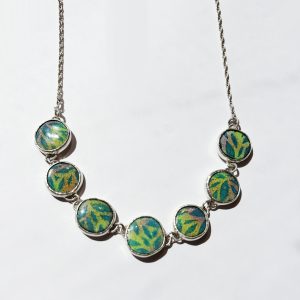 Shadow leaf necklace