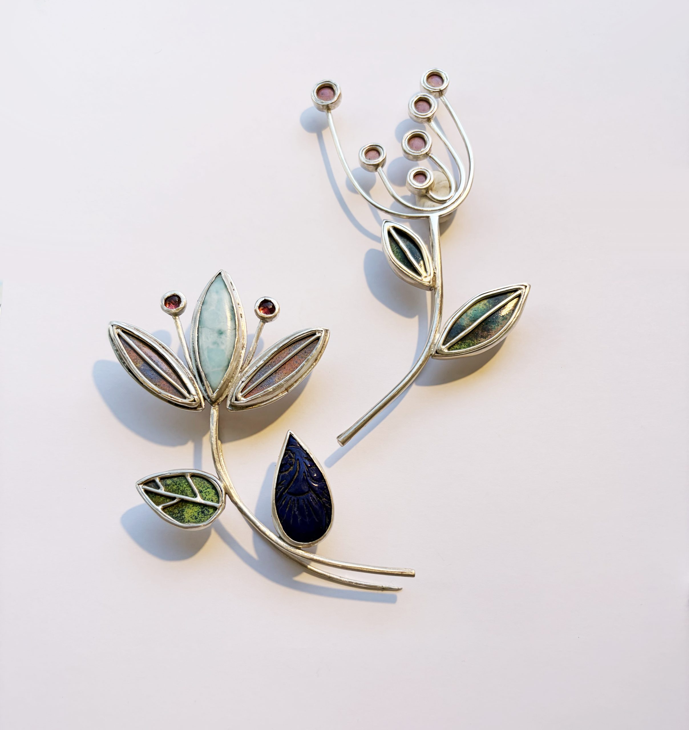 Cow Parsley brooch - Image 3