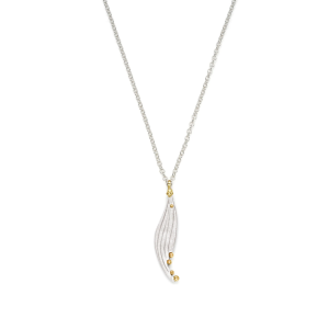 TIDE FLOW PENDANT - SILVER LARGE