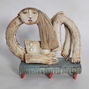 Reclining Lady on Chaise longue