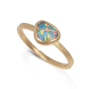 Trillion Opal Ring