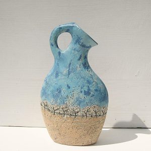 Curved Bottle, with tree line