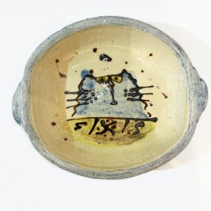 Oval Pie Dish, Cat