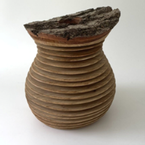 Live Edge Oak Vase